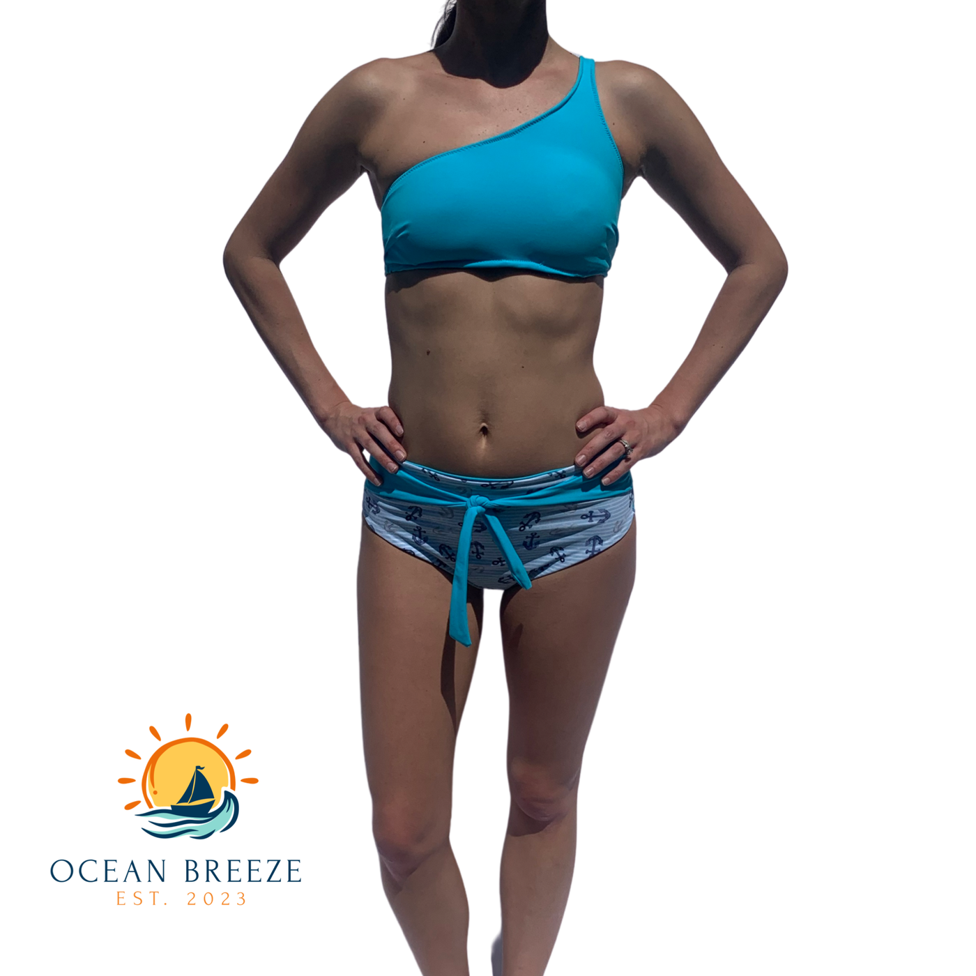 High Waisted Bikini Bottoms – Ocean Breeze Swim Apparel